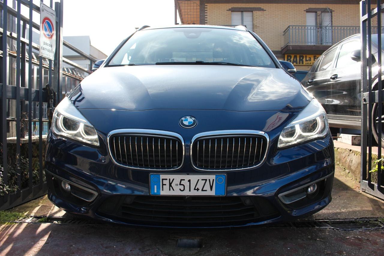 BMW 218d 7posti UNIPRO' *PREZZO VERO*automatica luxury CRONO TAGLIANDI