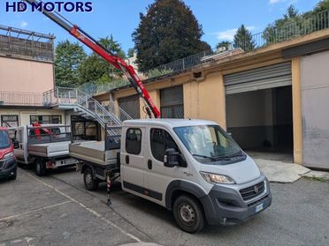 FIAT DUCATO 35 2.3 MJT 130 CV maxi doppia cabina gru