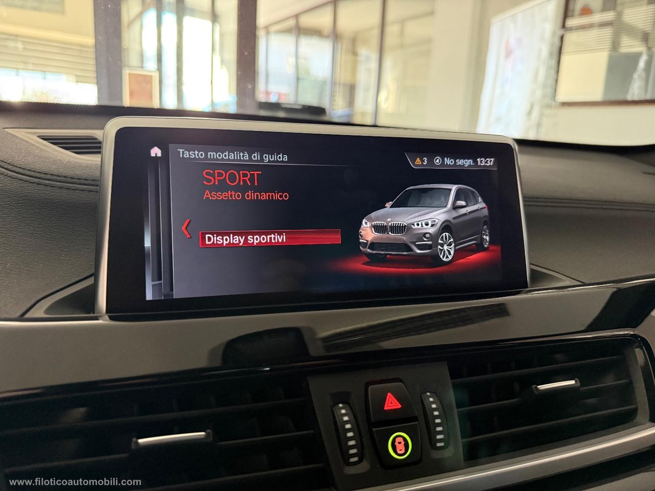 BMW X1 xDrive20d Msport AUTO KM 75.260 PACK TOTAL BLACK - CERCHI DA 19