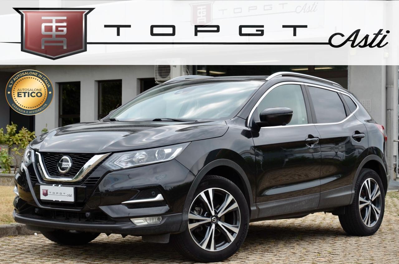 NISSAN QASHQAI 1.3 DIG-T N-CONNECTA 140cv, UNICOPROPRIETARIO, SERVICE NISSAN, EURO 6D, TETTO, NAVI, RETROCAMERA 360°, PERMUTE