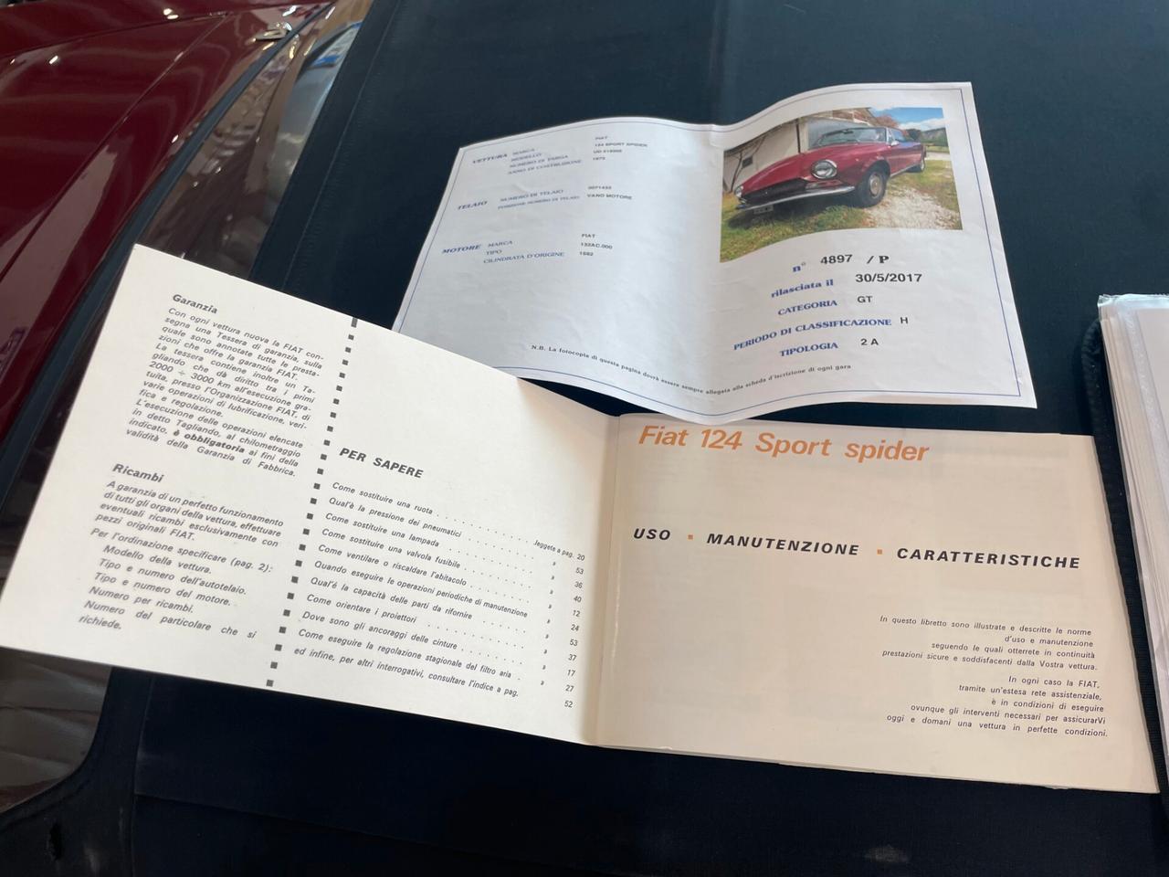Fiat 124 Spider 1.6 109CV TARGA ORO