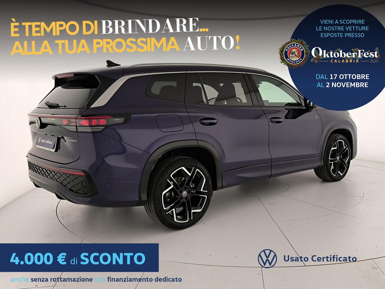 Volkswagen Tayron 1.5 tsi ehybrid r-line plus 204cv dsg