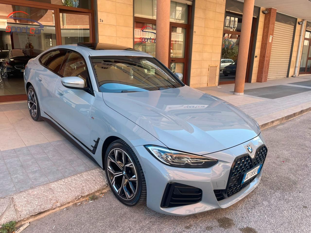 Bmw 420d GC 48V 190cv MSPORT "TETTO NAVY PELLE LED 19"