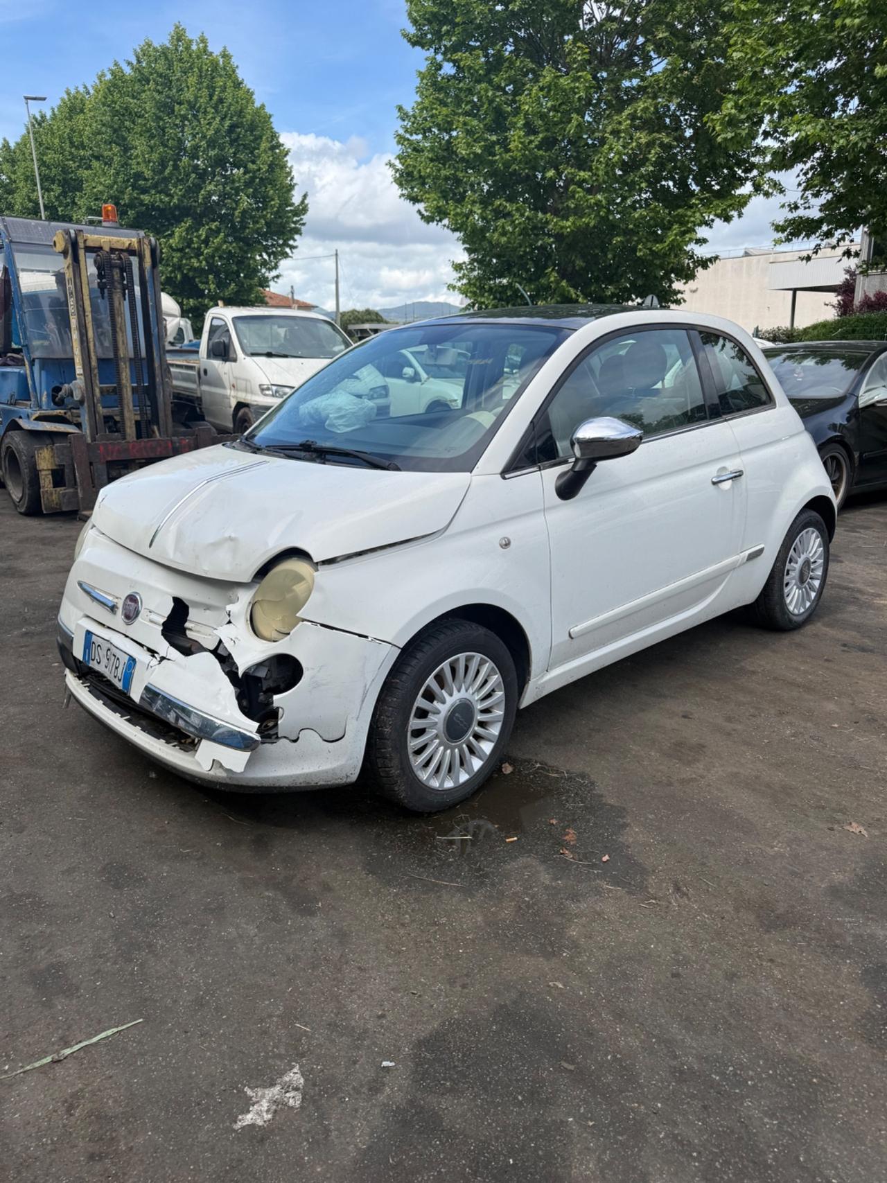 Fiat 500 1.2 BENZINA MARCIANTE INCIDENTATA – OTTIMA DA RIPRISTINO