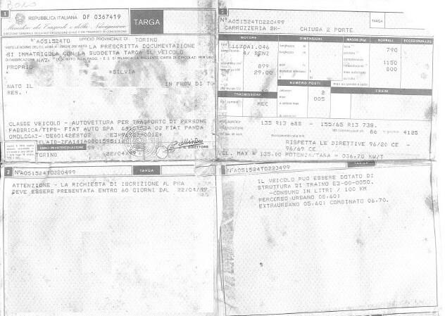 Fiat Panda 900 133850Km Voltura Compresa