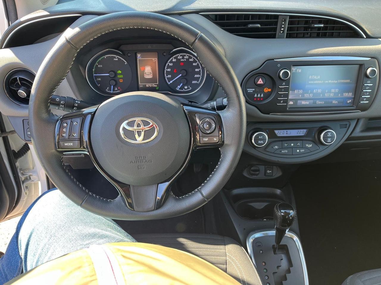 Toyota yaris 5p-1.5 hybrid -c.aut- km 87000-2018