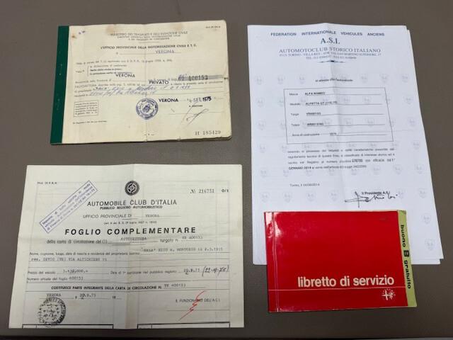 Alfa Romeo Alfetta GT 1800cc ASI TARGA ORIGINALE