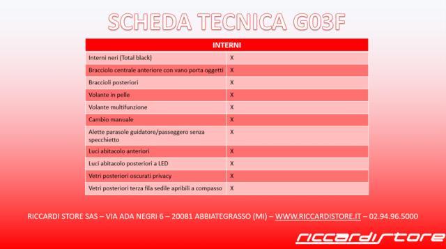 SWM G03F 1.5 MANUALE 5 ANNI DI GARANZIA