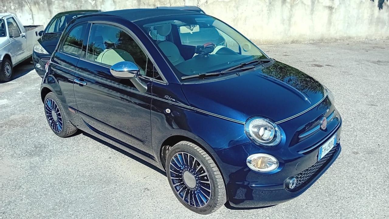 Fiat 500 cabrio “riva” 1.2 benz.-full opt-11/2016