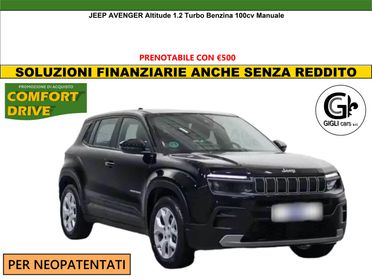 Jeep Avenger Altitude 1.2 Turbo Benzina Manuale Neopatentati