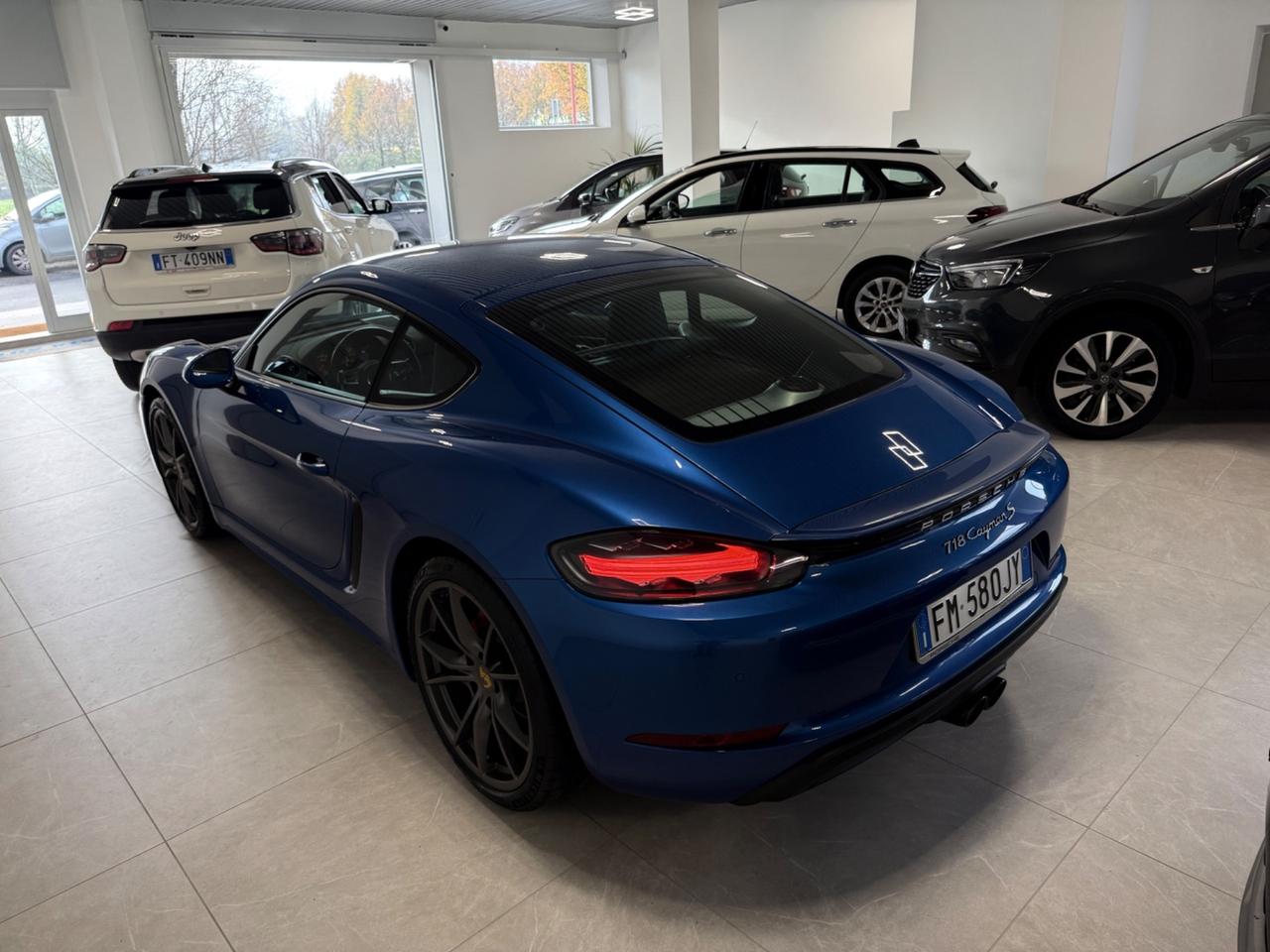 Porsche Cayman S 718 2.5 BENZINA ANNO 2018 TUTTA TAGLIANDATA