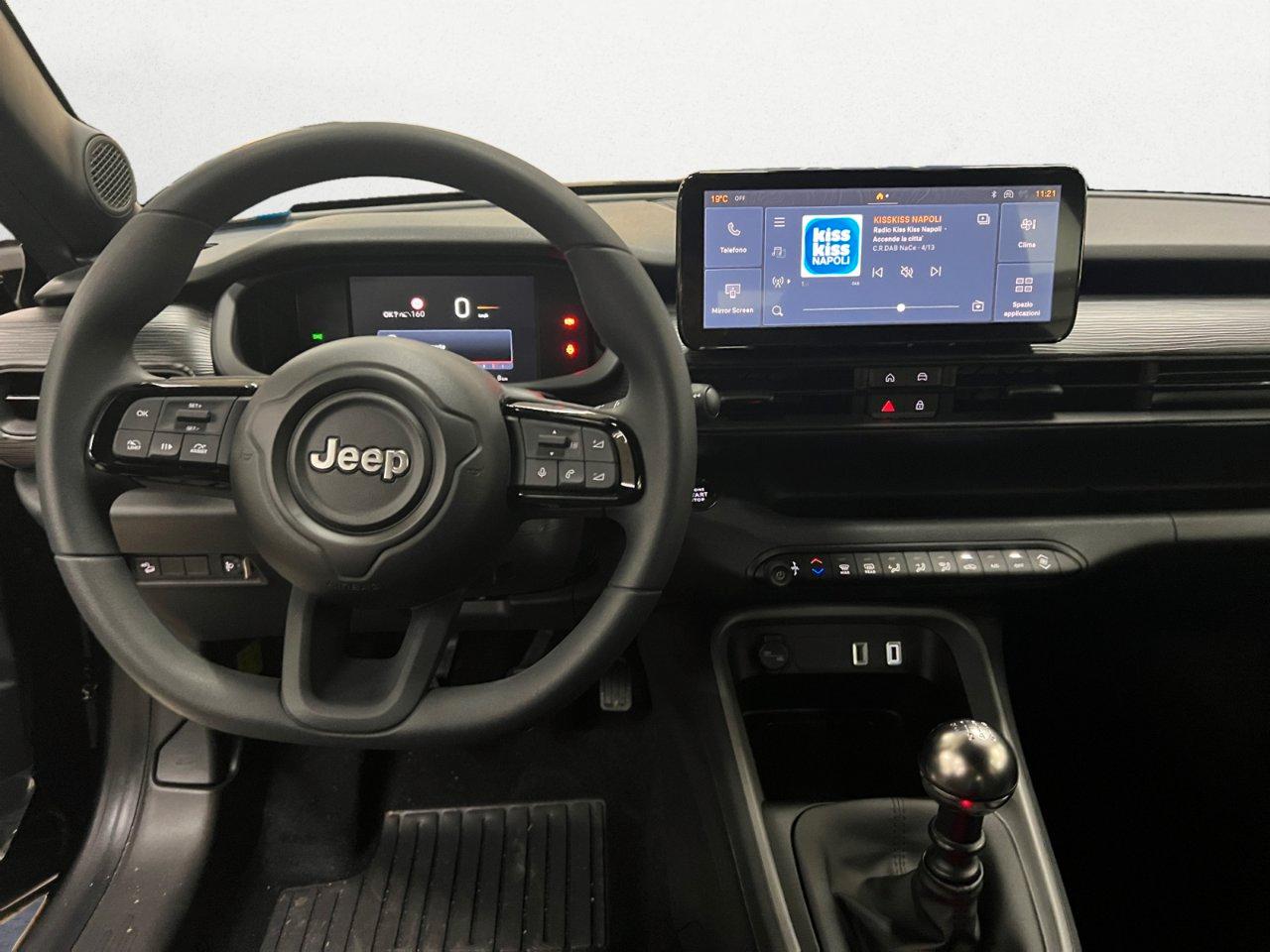 Jeep Avenger 1.2 turbo Longitude 2027 fwd 100cv KM0