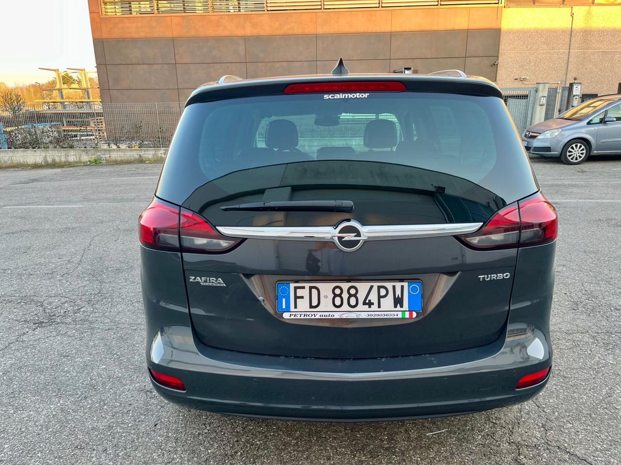 Opel Zafira 1.4GPL (scadenza 2036) 105.000km 2016 7posti E6