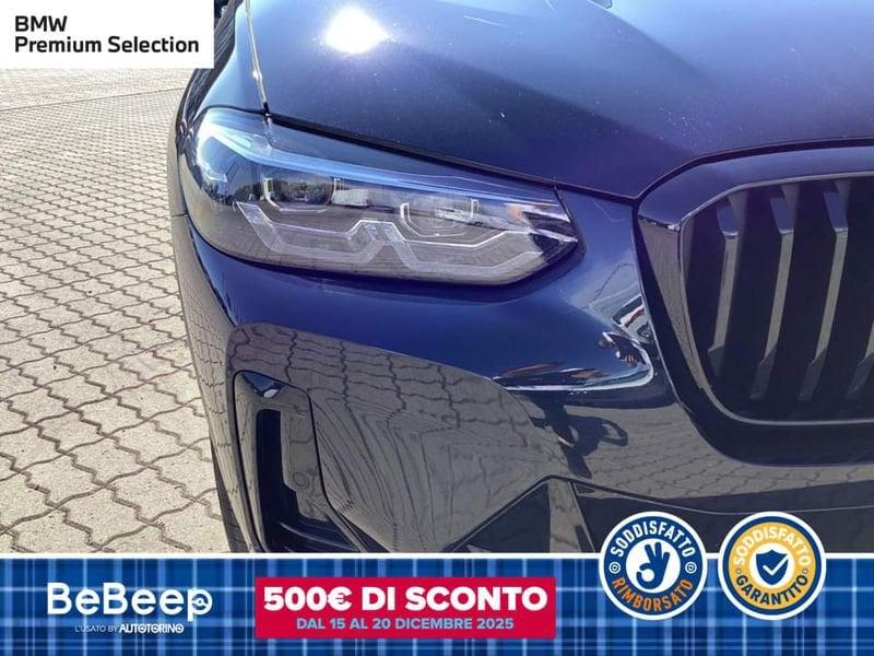 BMW X3 XDRIVE20D MHEV 48V MSPORT AUTO