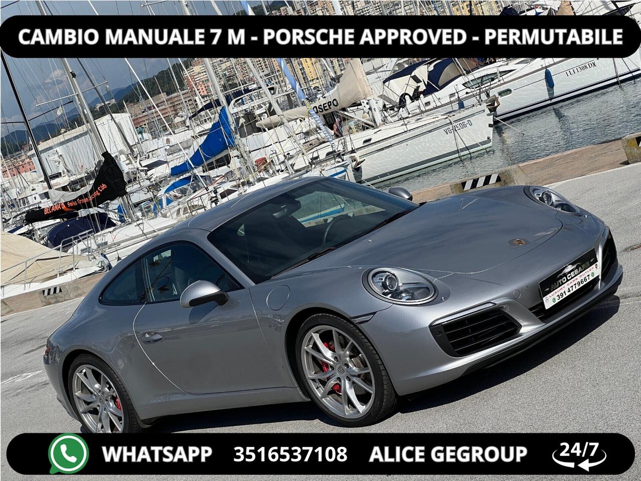 Porsche 911 991 **3.0 Carrera S**420 CV**MANUALE**PORSCHE APPROVED