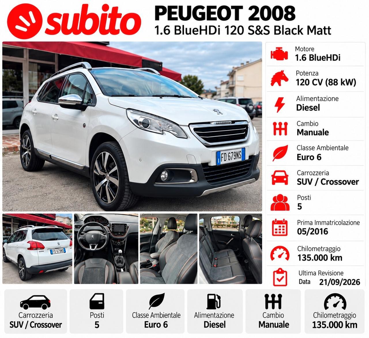 Peugeot 2008 BlueHDi 120 S&S Allure