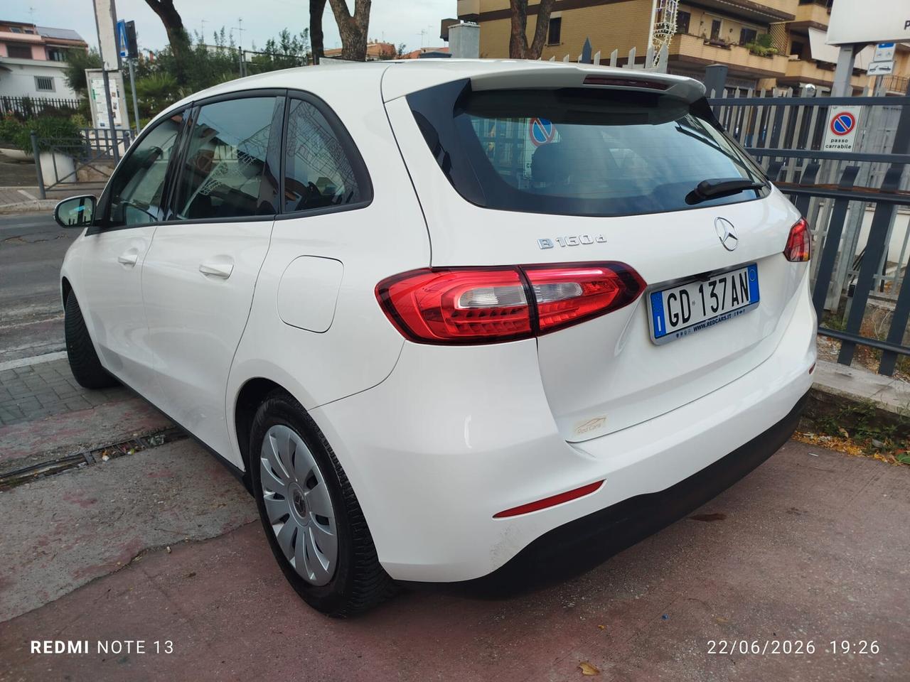 Mercedes B 160d *PREZZO VERO* CRONO MERCEDES - UNIPRO