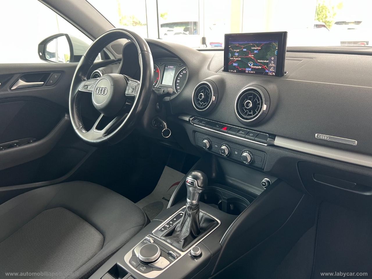 AUDI A3 SPB 2.0 TDI 150 CV STRONIC BUSINESS - 2018