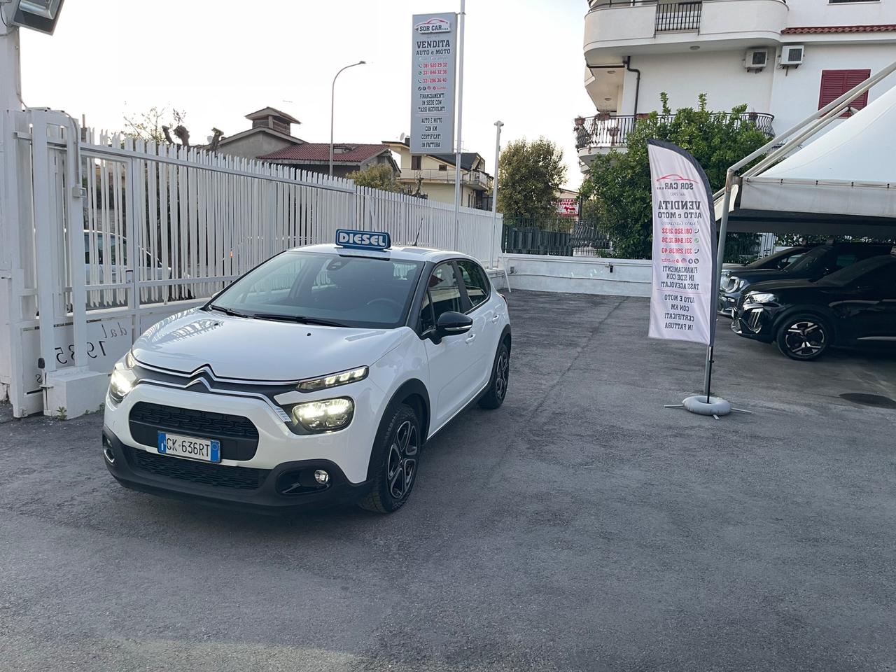 Citroen C3 BlueHDi 100 S&S Feel Pack KM 83.500CERTIFICATI!!!
