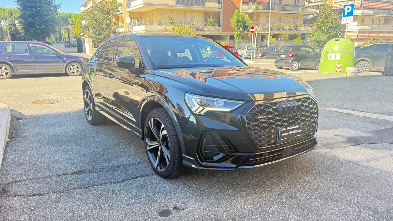 Audi Q3 40 TDI quattro S tronic line edition LED MATRIX PELLE CERCHI 20 COCKPIT KAMERA