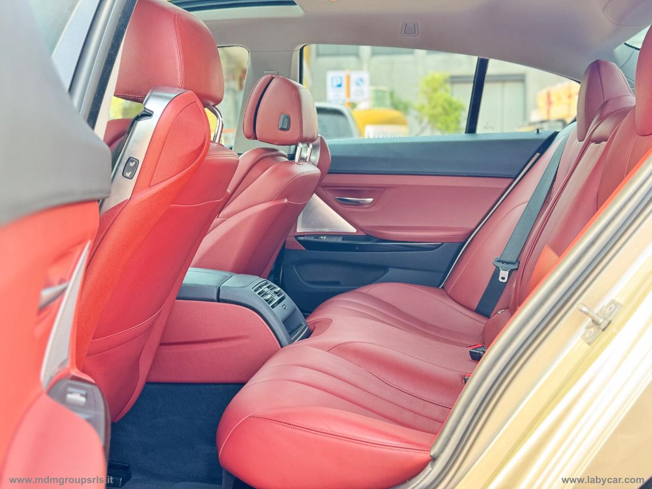 BMW 640d Gran Coupé Futura BANG AND OLUFSEN *TETTO* *INTERNO ROSSO* head-up