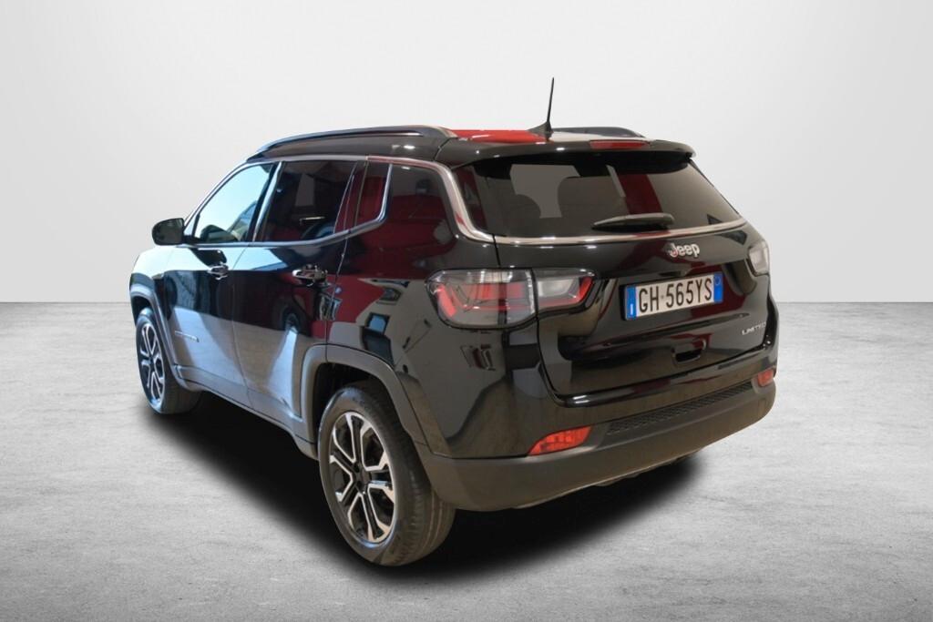 JEEP COMPASS 1.6 M-JET 16V 130CV 6M. 2WD LIMITED ( FARI LED - COCKPIT - ADAPTIVE CRUISE - PELLE - MIRROR - PDC - TELECAMERA POST. - CERCHI 18 )