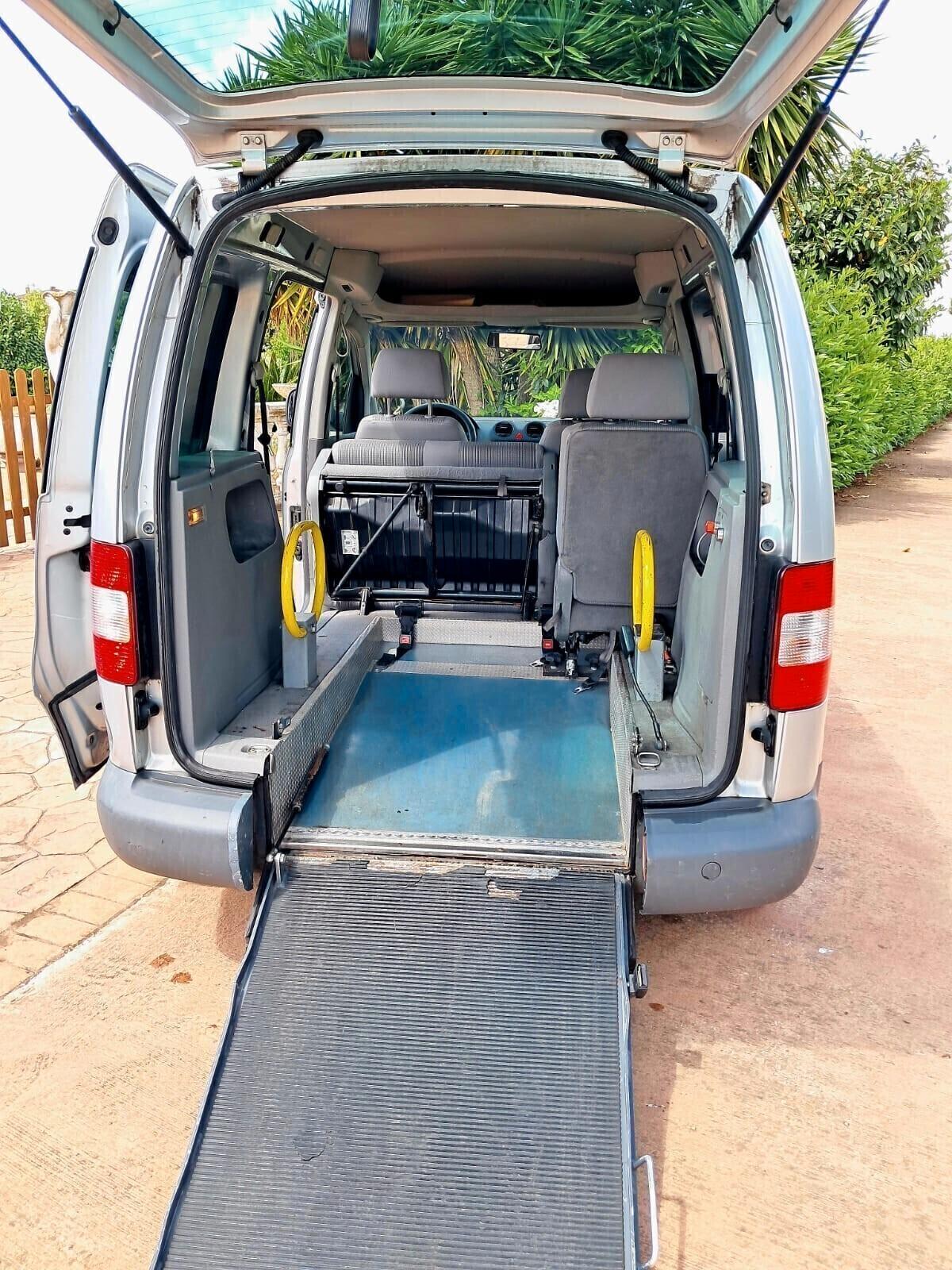 Volkswagen Caddy 1.9 TDI PIANALE RIBASSATO TRASPORTO DISABILI UNIPRO