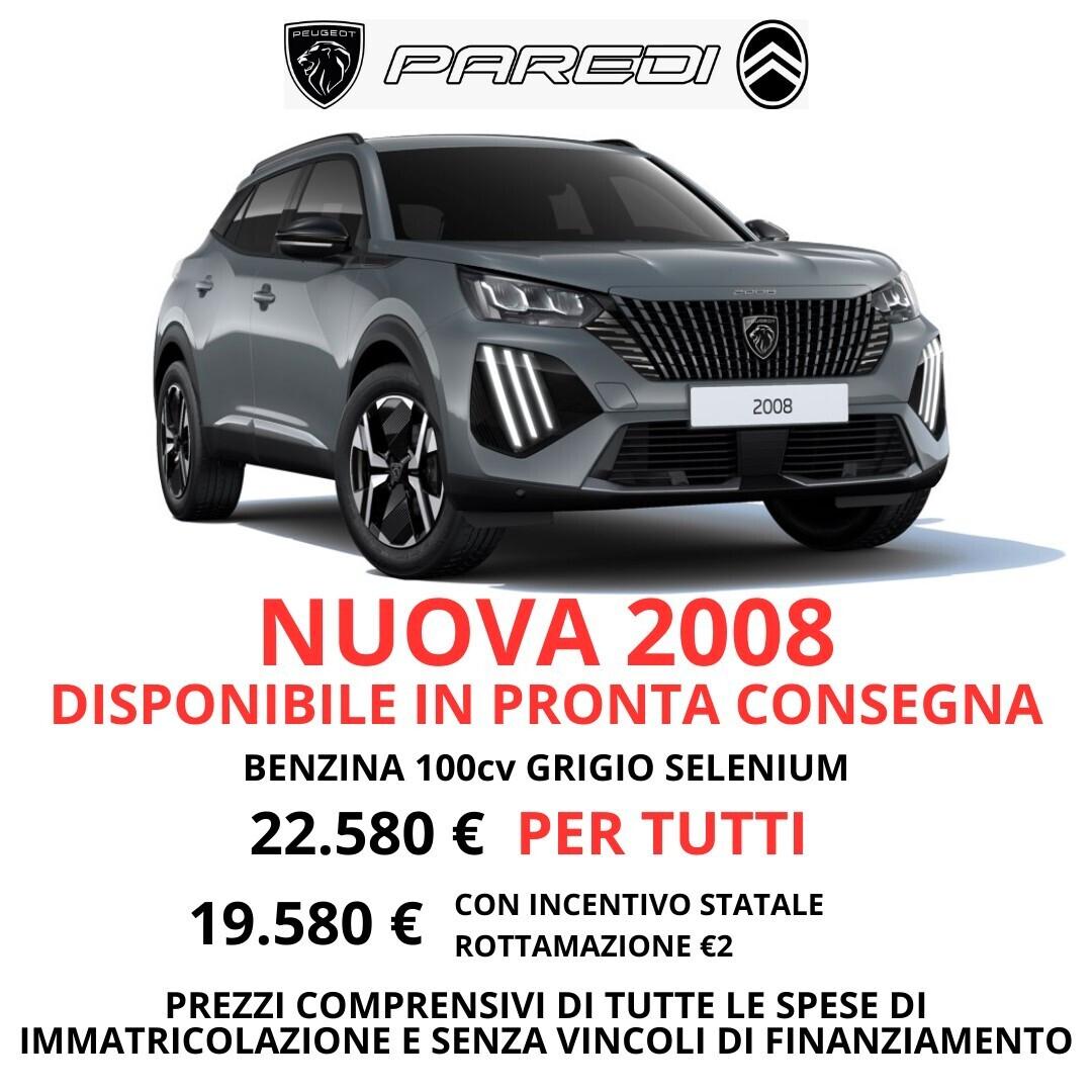 Peugeot 2008 100 cv Active con incentivo rottamazione