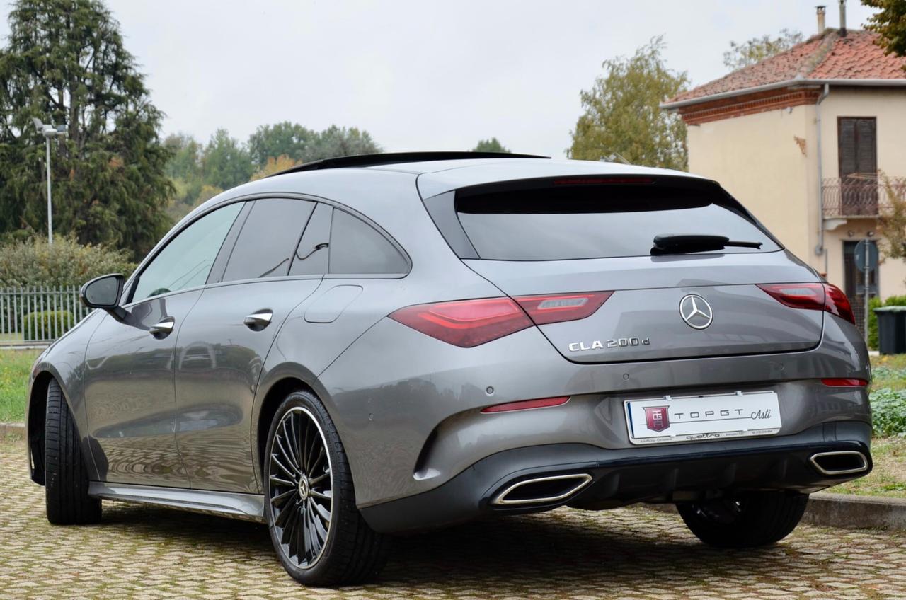 MERCEDES-BENZ CLA 200 SHOOTING BRAKE 200d AMG LINE PREMIUM 150cv AUTO, UNICOPROPRIETARIO, UFF ITALIANA, EURO 6D, FACE LIFT, SERVICE MERCEDES, TETTO, HI-FI PREMIUM, PERMUTE