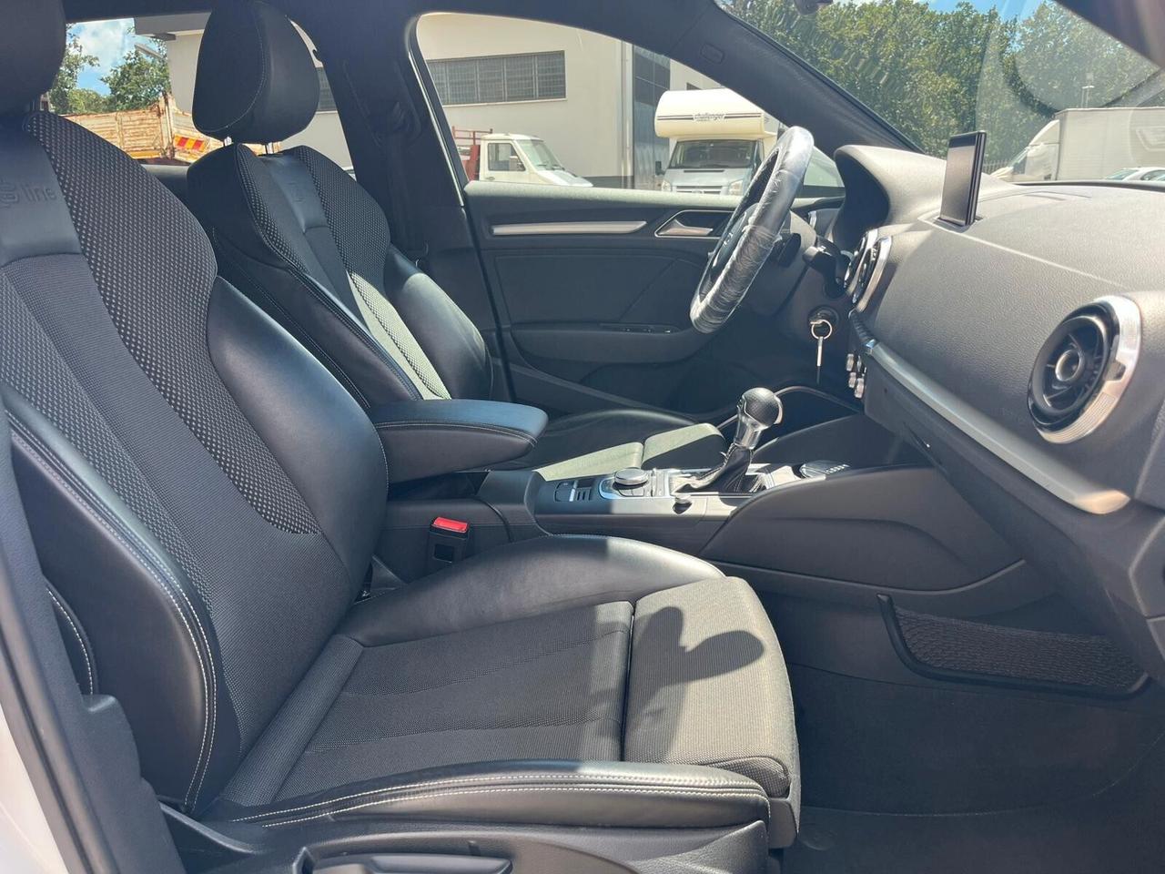 Audi A3 SPB 1.6 TDI 116cv S tronic/ line/unico pro/full led/navi/rotor