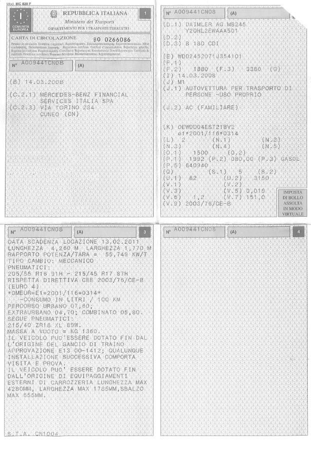 Mercedes B 180 CDI Sport per Commercianti