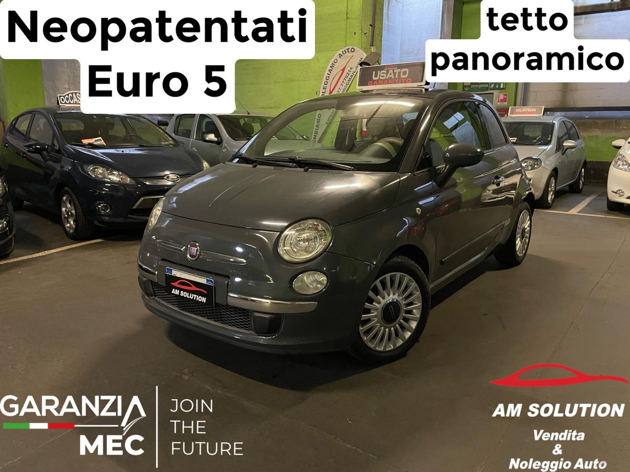 Fiat 500 1.2 Neopatentati Euro 5 Tetto Panoramico