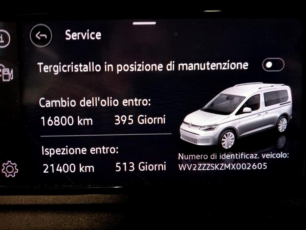 Volkswagen Caddy 2.0 TDI LIFE GANCIO FULL LED PRONTA CONSEGNA