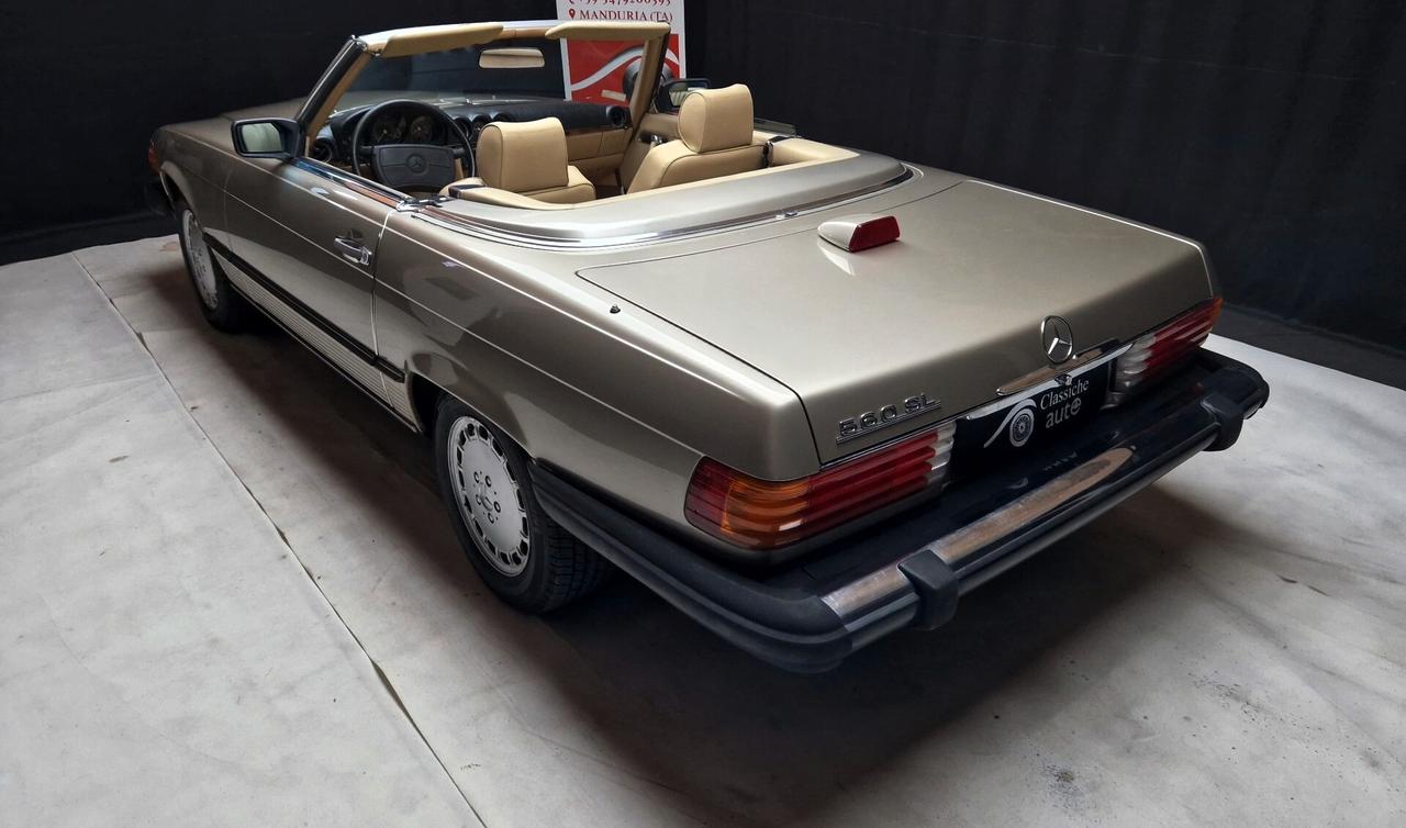 Mercedes-benz SL 560 anno 1987 certificata ASI con CRS