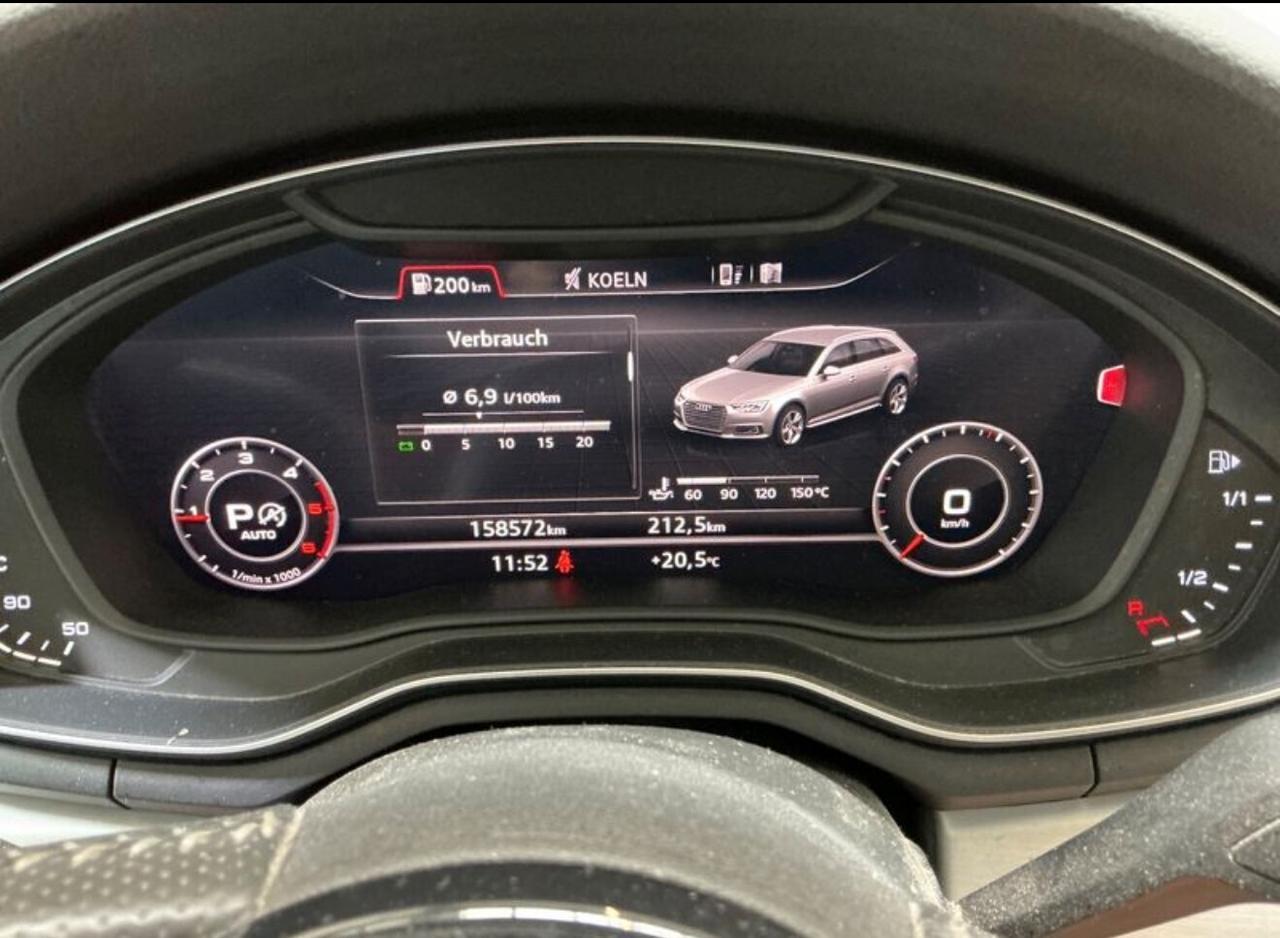 Audi A4 Avant 2.0 TDI QUATTRO 190 CV S-LINE TETTO APRIBILE