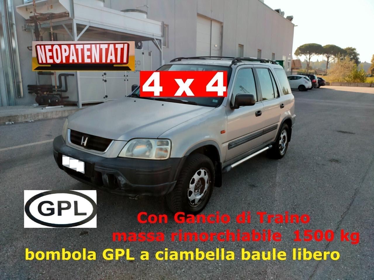 HONDA CR V 4X4 + GPL + GANCIO DI TRAINO