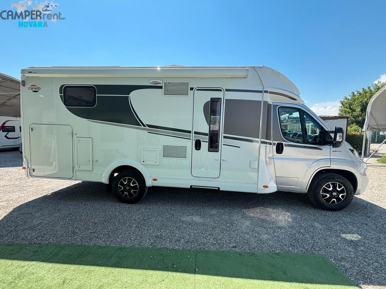 CARADO T447 EDITION 5 BY HYMER - SEMINTEGRALE CON LETTI GEMELLI IN CODA ED AMPIO GARAGE