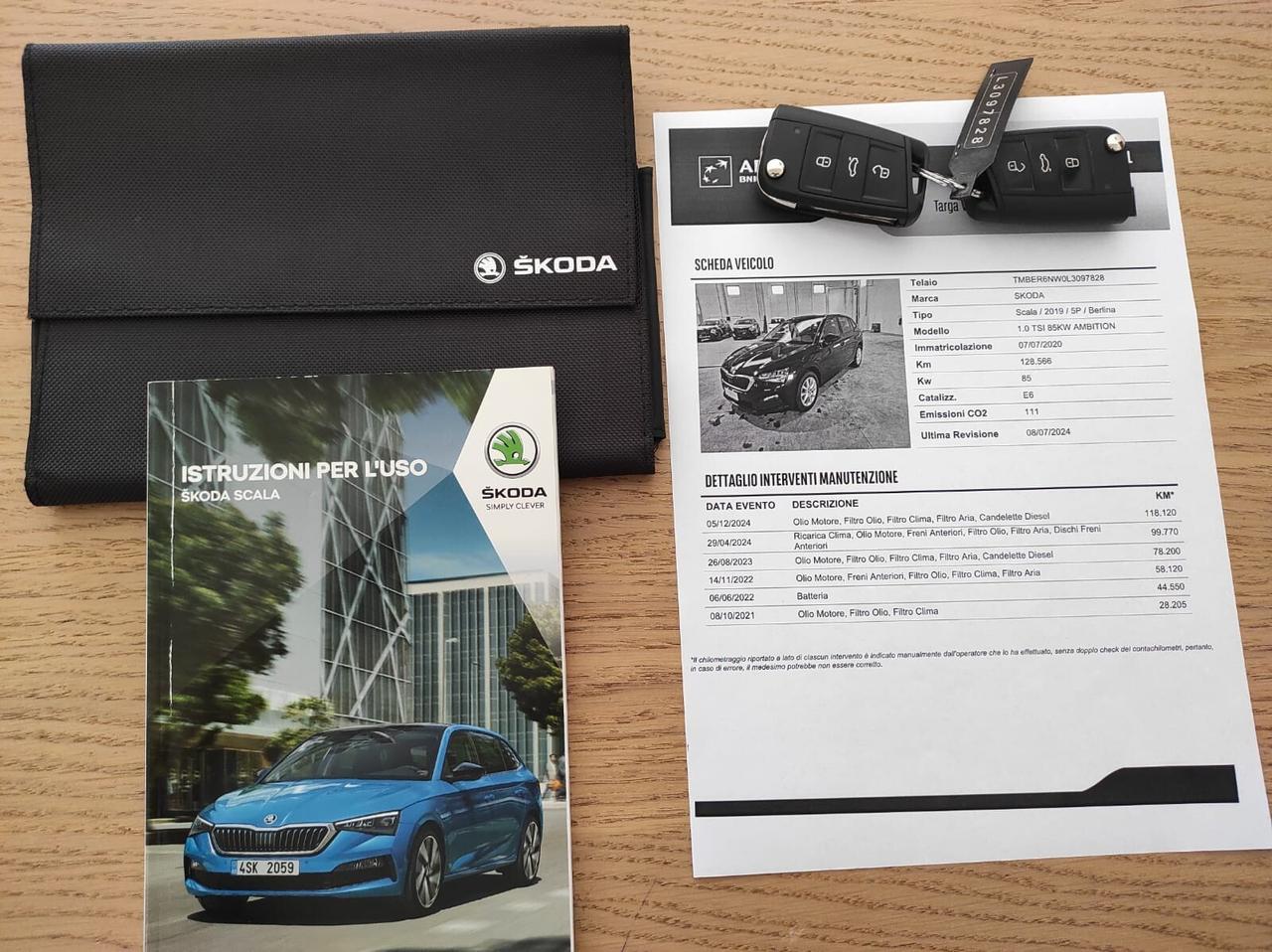 SKODA SCALA 1.0 TSI AMBITION UNIPRO/KMCERTIF/FULL