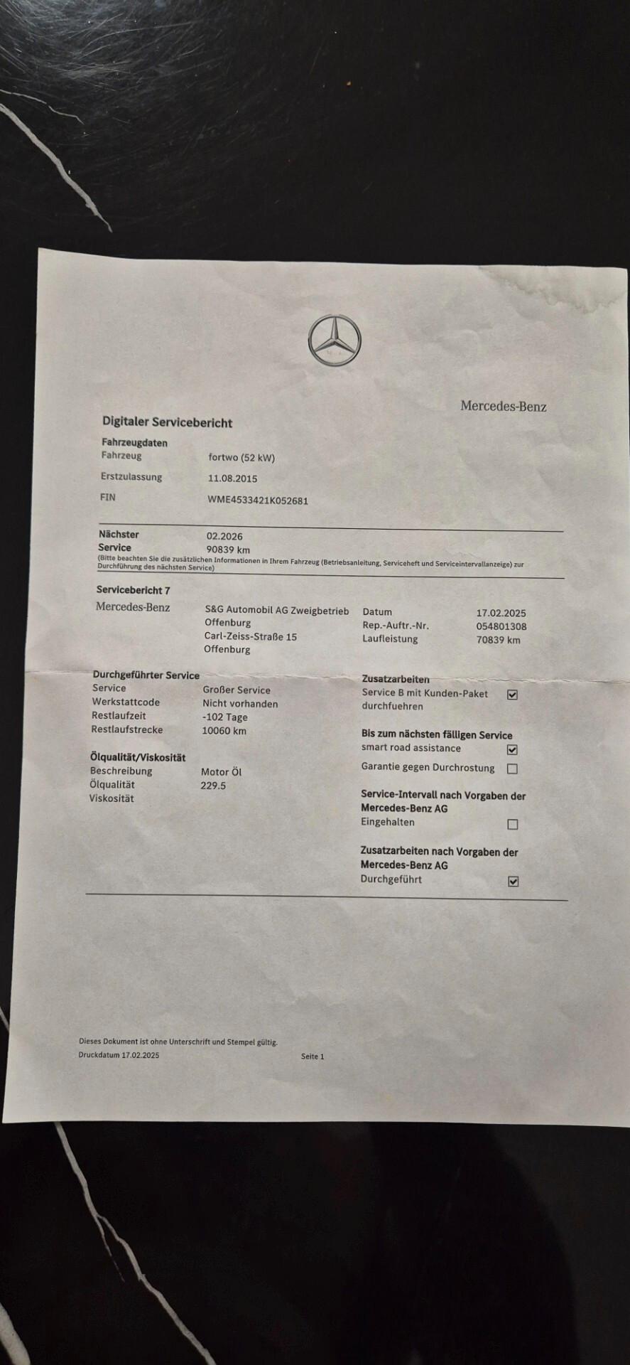 Smart ForTwo 70 1.0 Passion
