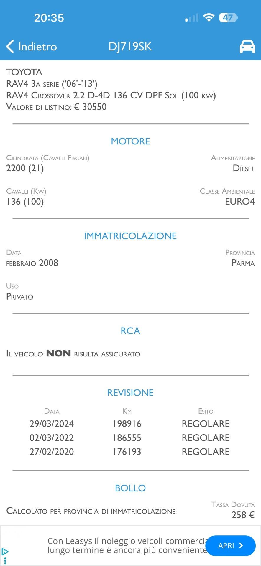 Toyota RAV 4 RAV4 2.2 D-4D 136 CV Luxury