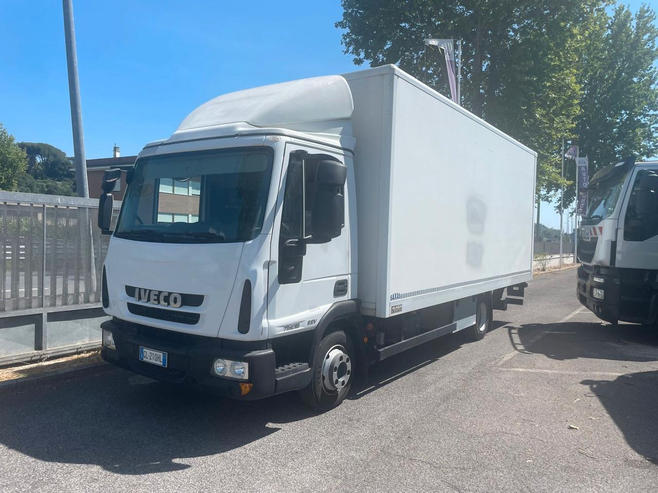 Iveco eurocargo 75E180 furgone e sponda