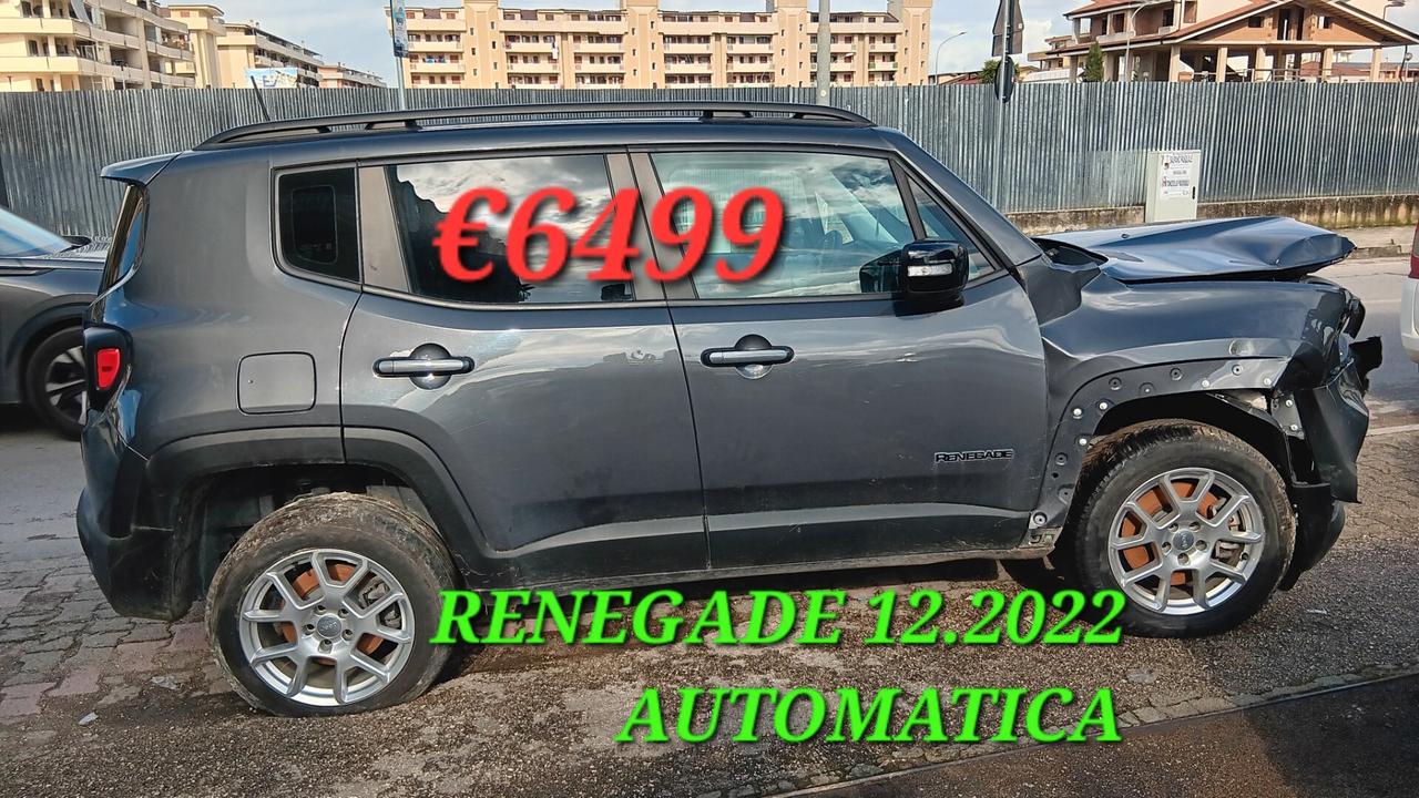 Jeep Renegade incidentata sinistrata mondialcars 12.022