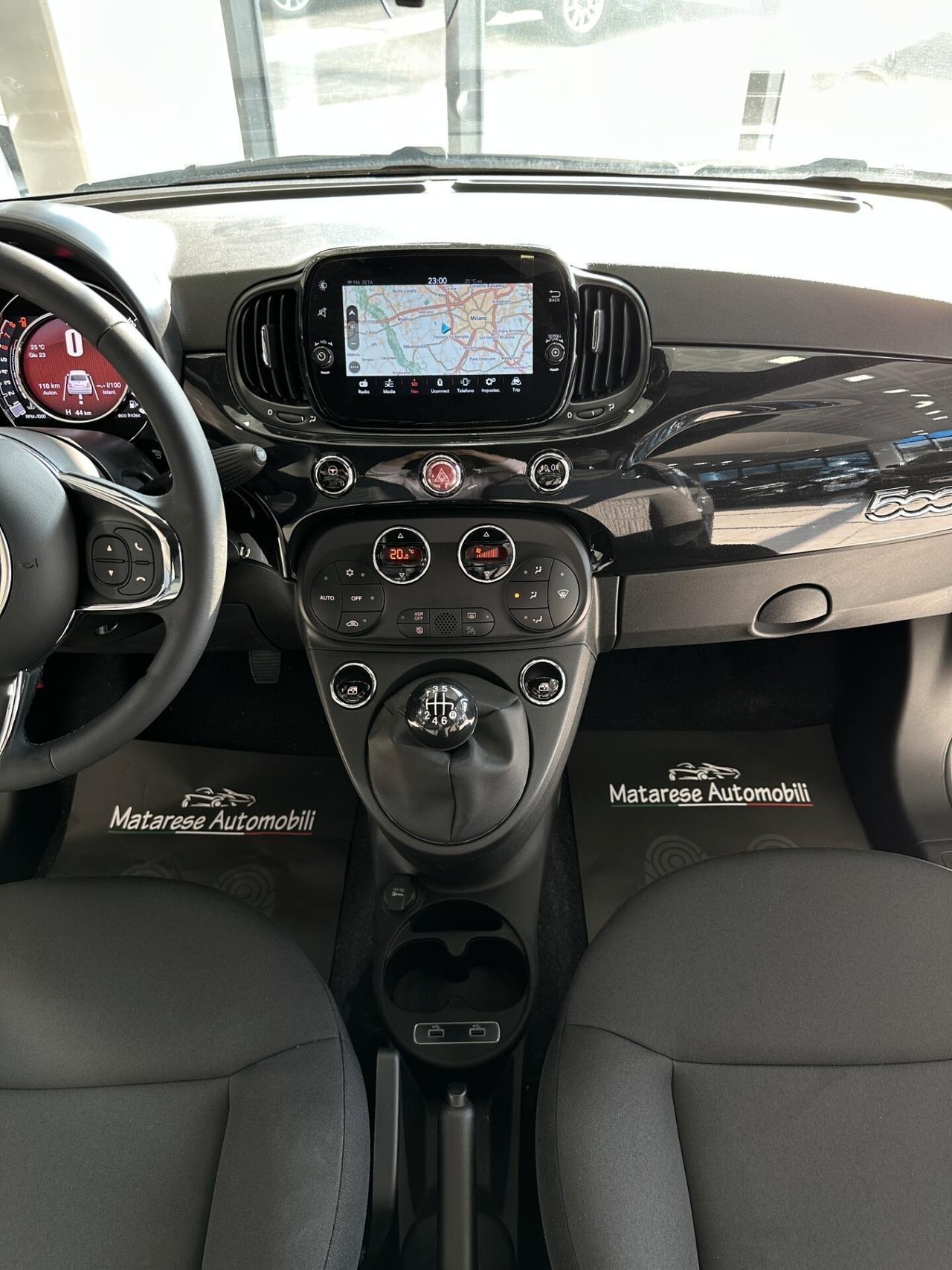 Fiat 500 1.0 69cv Hybrid NEOPATENTATI AppleCarPlay Navigatore SensoriParcheggio Finanziab Garanzia