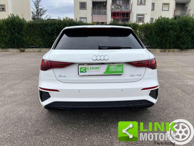 AUDI A3 SPB 30 TDI S line edition GARANZIA FINO AL 2026