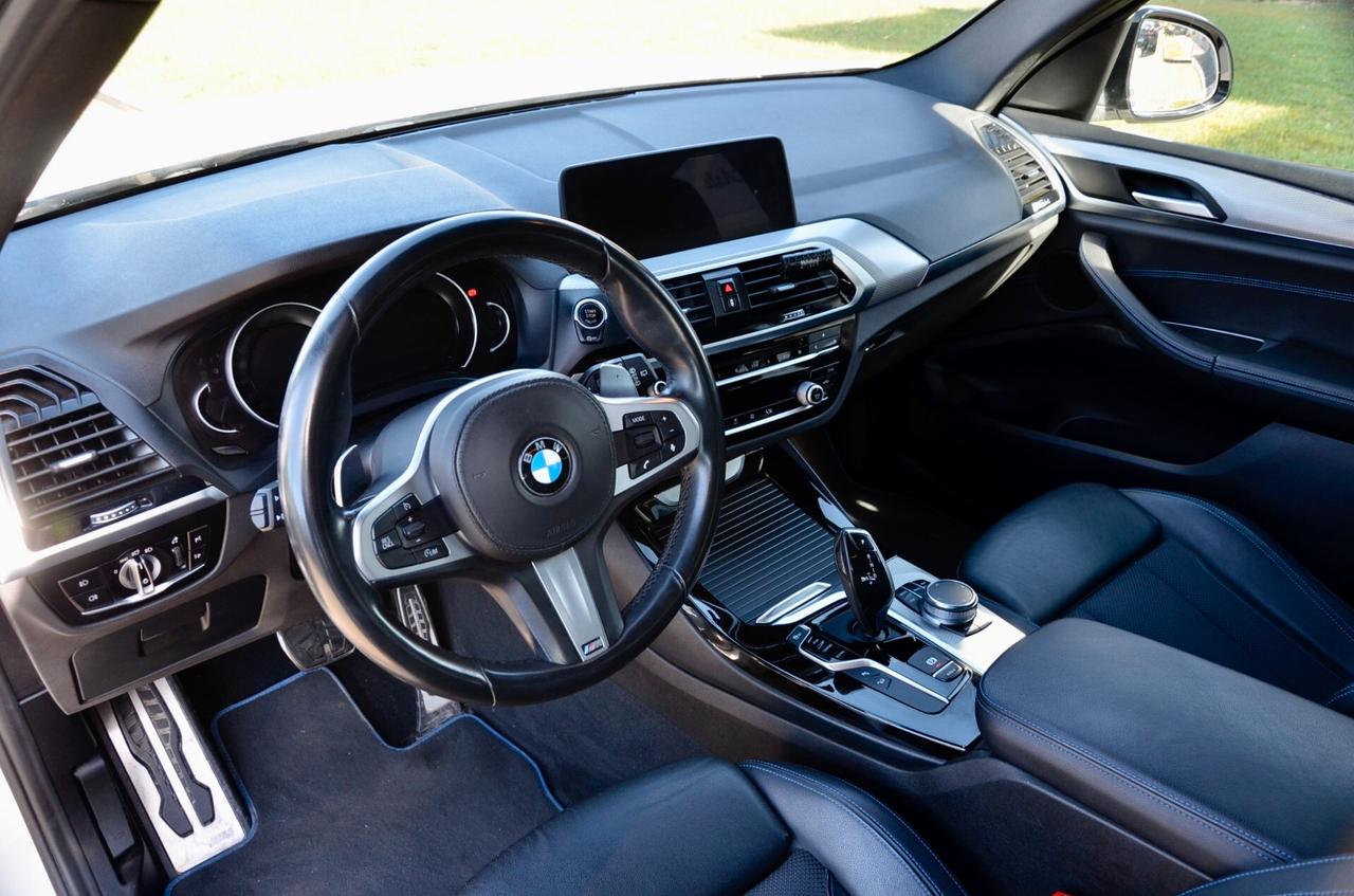 BMW X3 XDRIVE20d MSPORT 190cv AUTO, UFF ITALIANA, SERVICE BMW, EURO 6C, 21", NAVI, RETROCAMERA, FARI LED ADATTIVI, PERMUTE