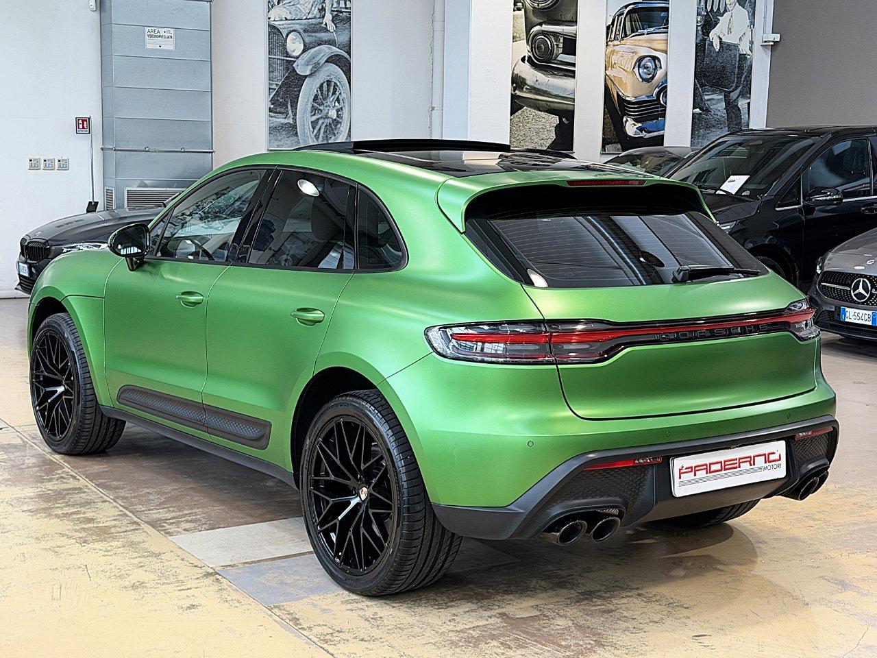 Porsche Macan 2.0 265cv PDK - 21" - Tetto - Carplay - Wrap Verde
