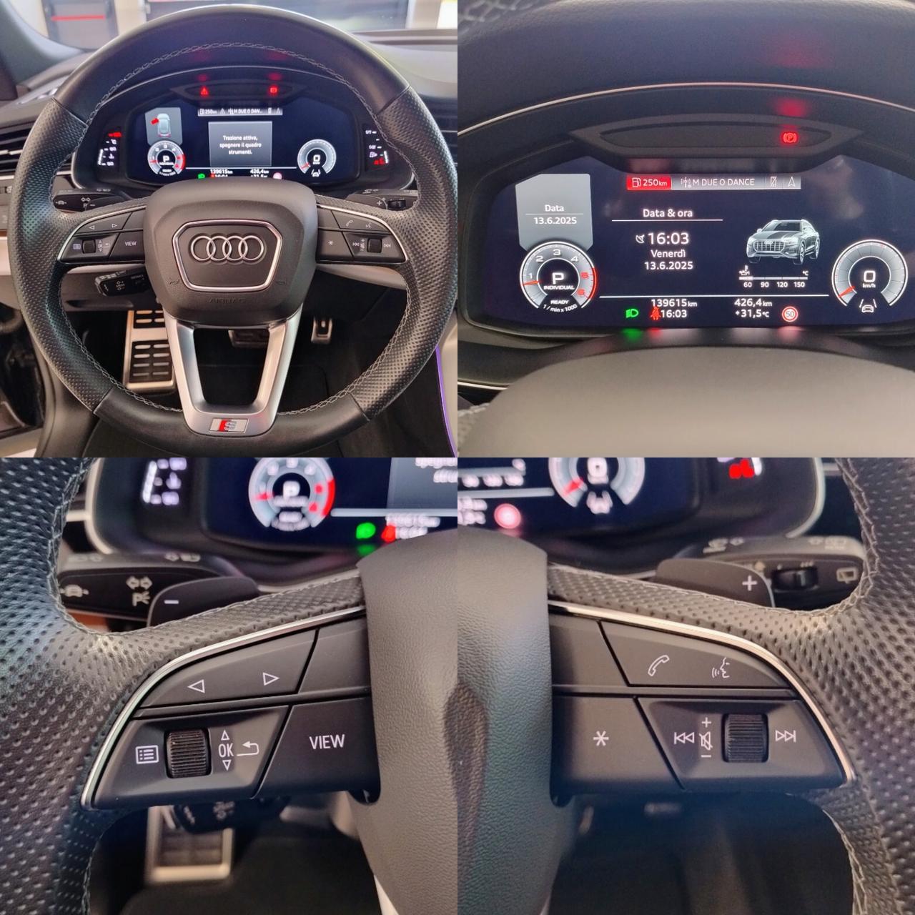 Audi Q8 50 3.0 tdi mhev S-LINE quattro SEDILI LUCI AMBIENT