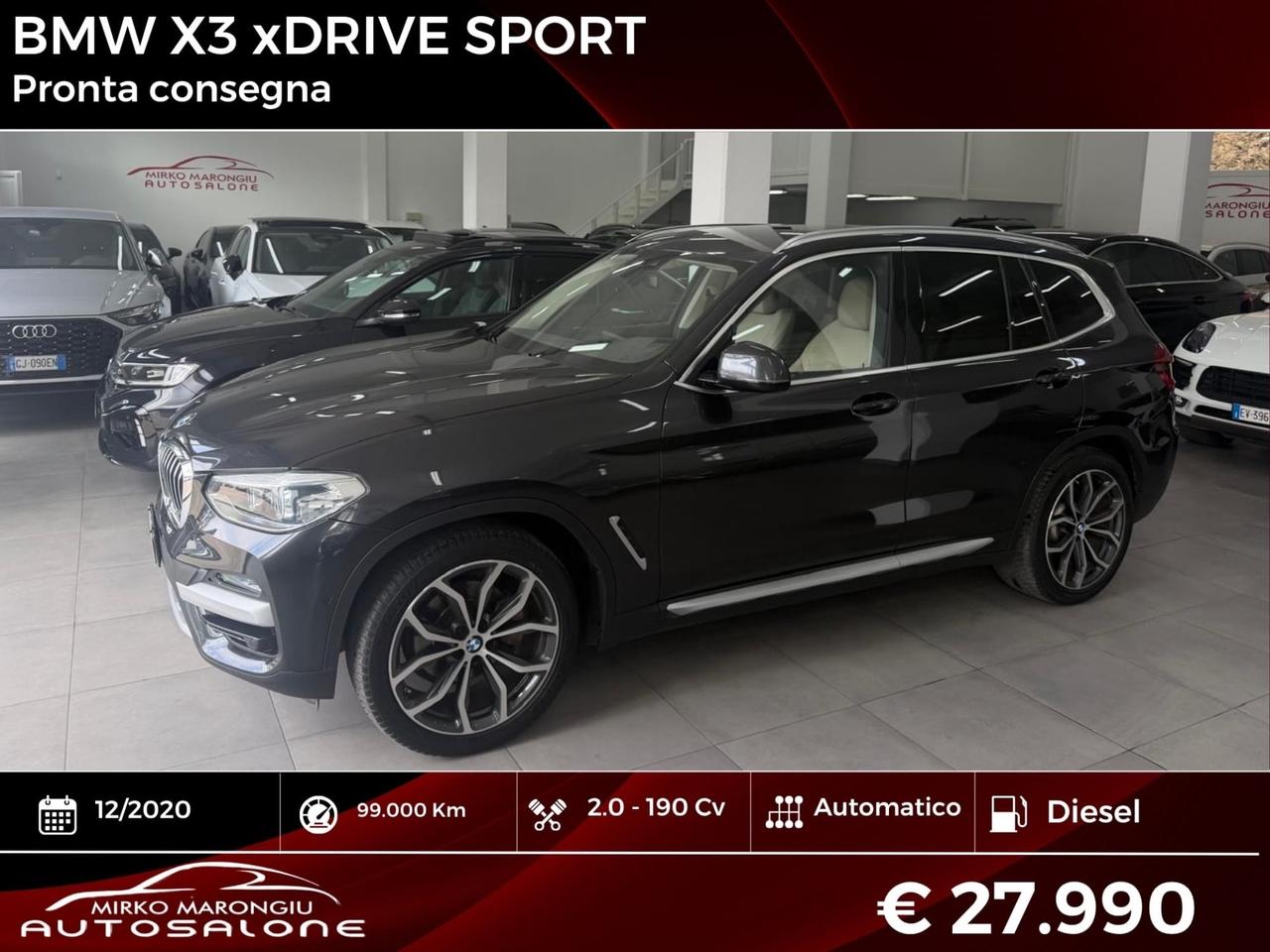 Bmw X3 M xDrive20d FINANZIABILE
