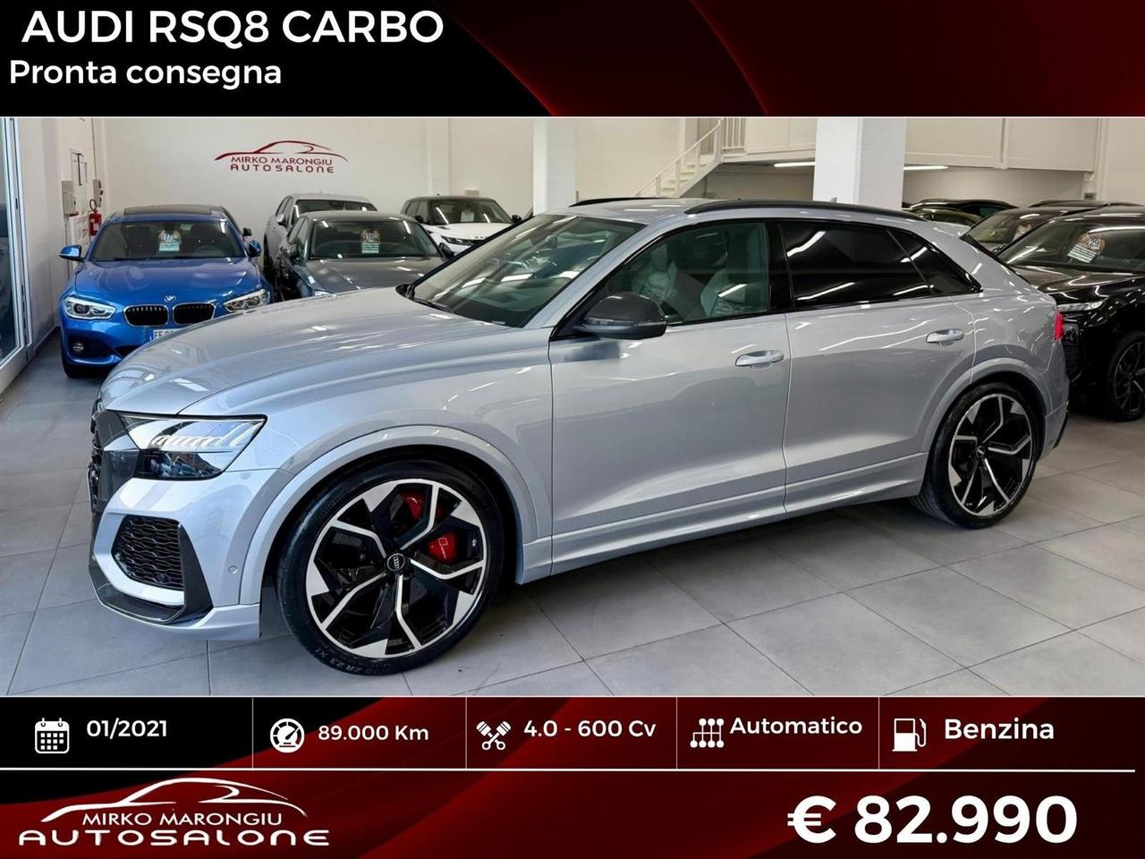 Audi Q8 RS RSQ8 V8 600cv FULL finanziabile/permuta