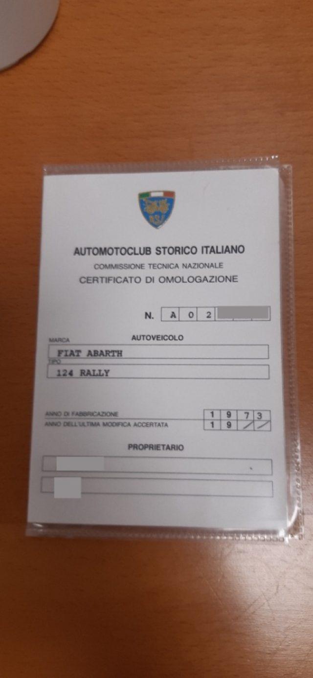 ABARTH 124 Spider STRADALE*ITALIANA DA SEMPRE*TARGA CUNEO